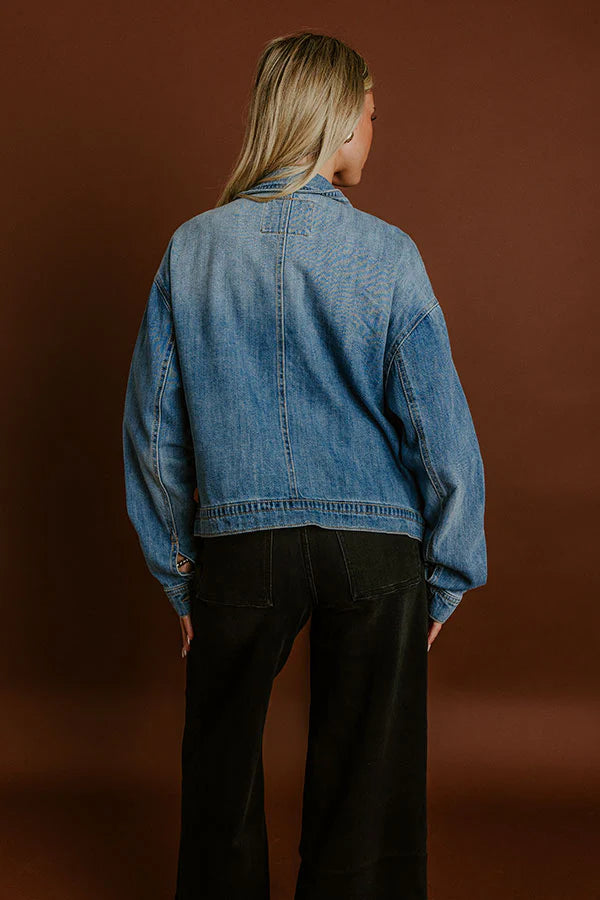 Millie Denim Jacket - Timeless Casual Denim