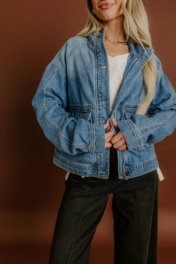 Millie Denim Jacket - Timeless Casual Denim